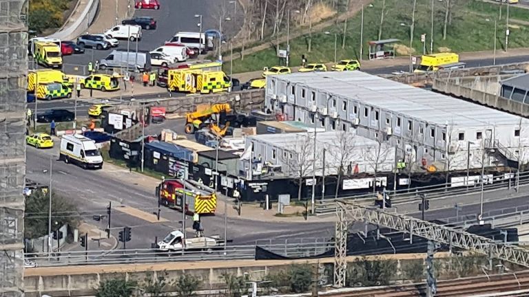 Огромен теч на газ в Олимпийския парк Кралица Елизабет в