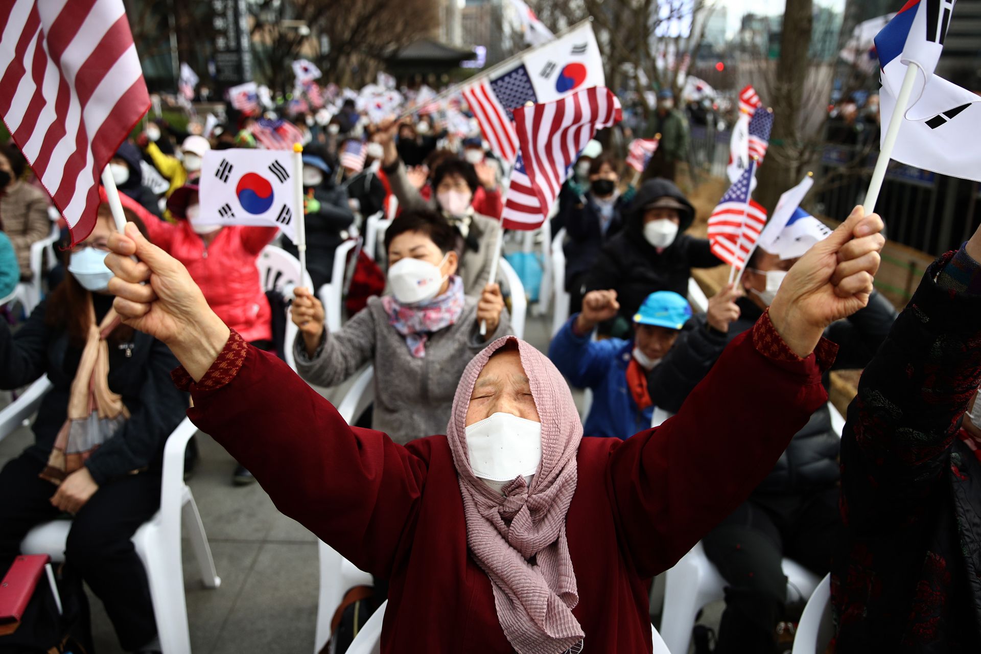 Протести в Южна Корея срещу програмата на Пхенян за изстрелване на балистични ракети 