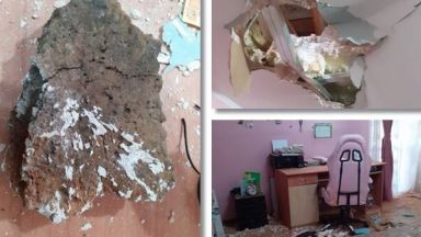 Близо 50 килограмов камък падна от небето върху къща в окръг