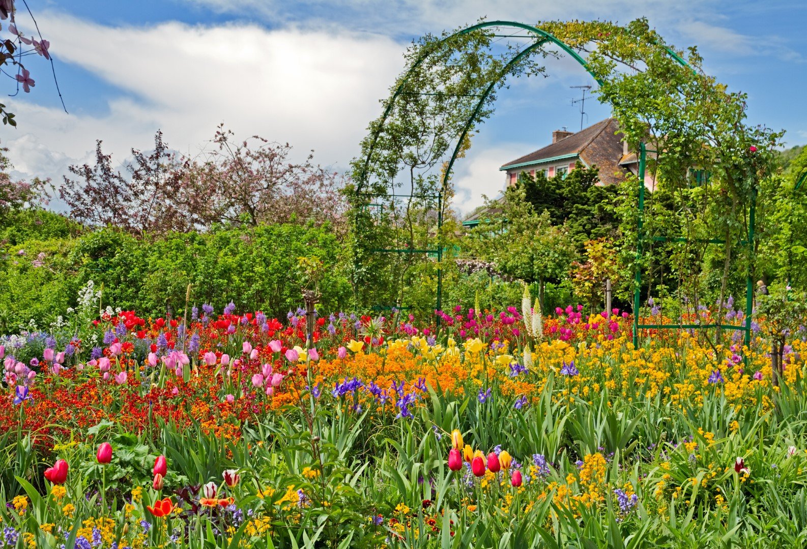Пролет в градините на Клод Моне, Живерни
