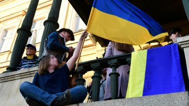 Знамето на Украйна ще бъде издигнато пред административната сграда на Столична община редом