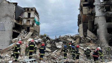 Ситуацията в Бородянка град на северозапад от Киев където украинските