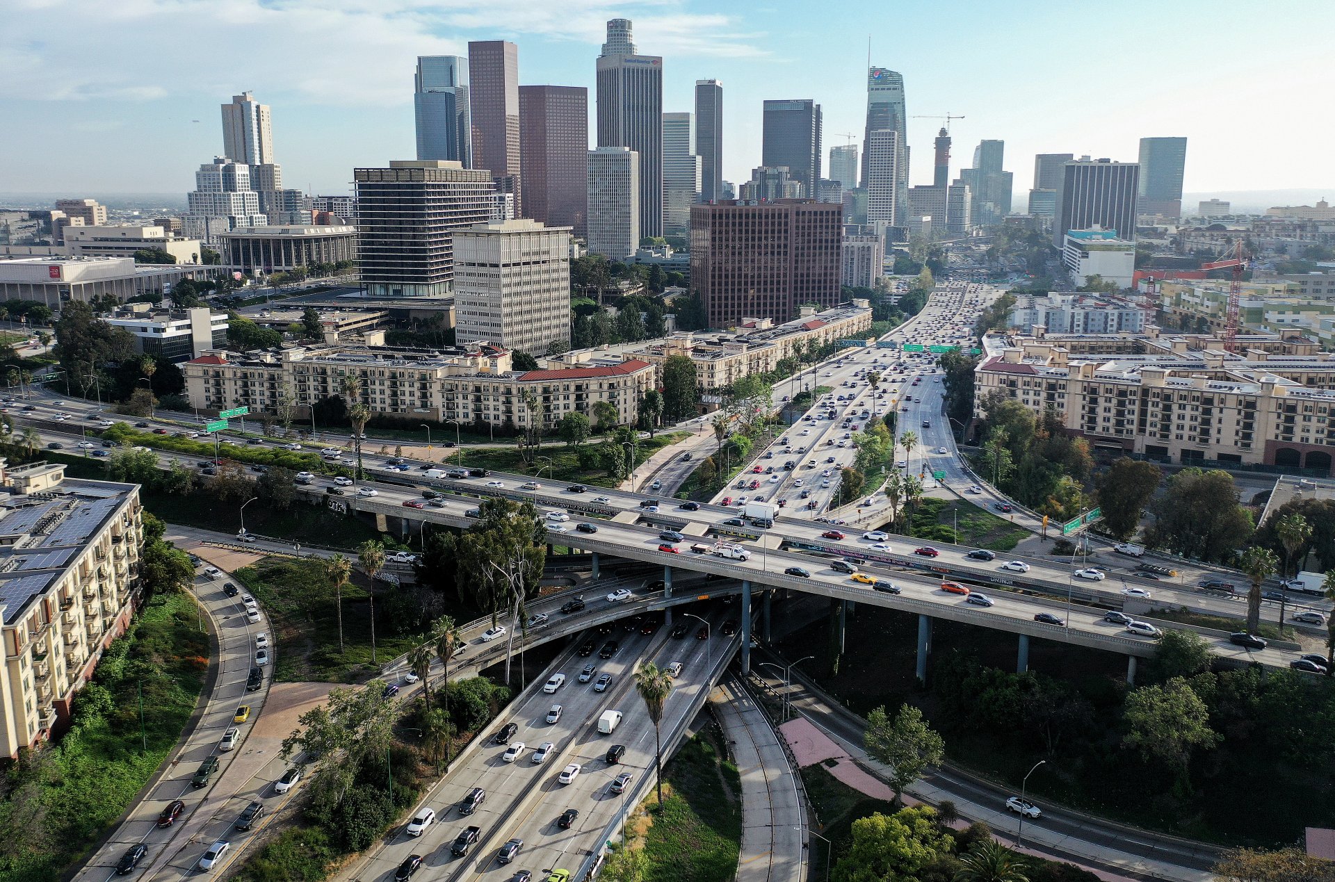 Централните пътни артерии в Лос Анджелис 
