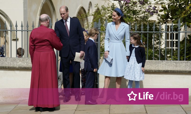 British royalty attend Easter service at Windsor Castle (photos)