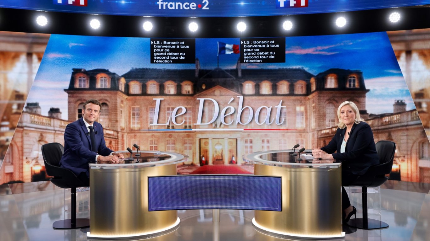 Макрон и Льо Пен се сблъскаха за Русия, ЕС, Франция в ожесточенa ТВ размяна на удари