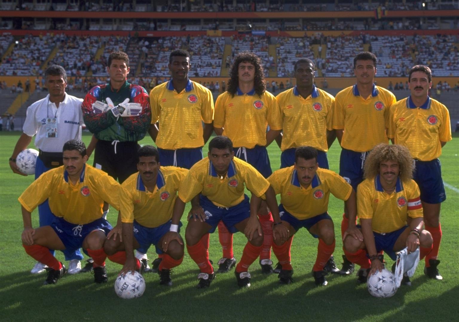 Великият тим на Колумбия от 90-те.