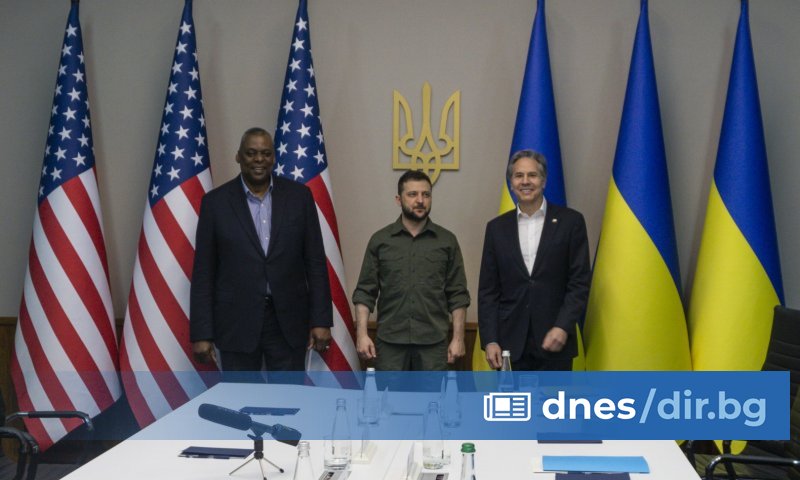 Държавният секретар на САЩ Антъни Блинкън пристигна в украинската столица