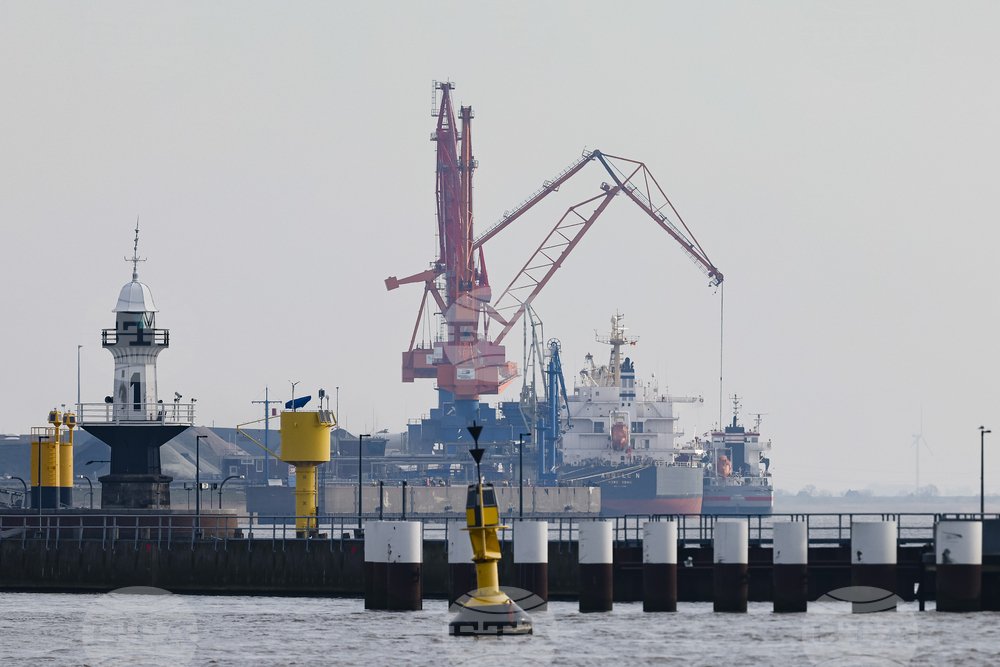 Брунсбютел, Северна Германия, 1 март 2022 г. Пристанището на Северно море се обсъжда като място за нов терминал за втечнен природен газ (LNG)
