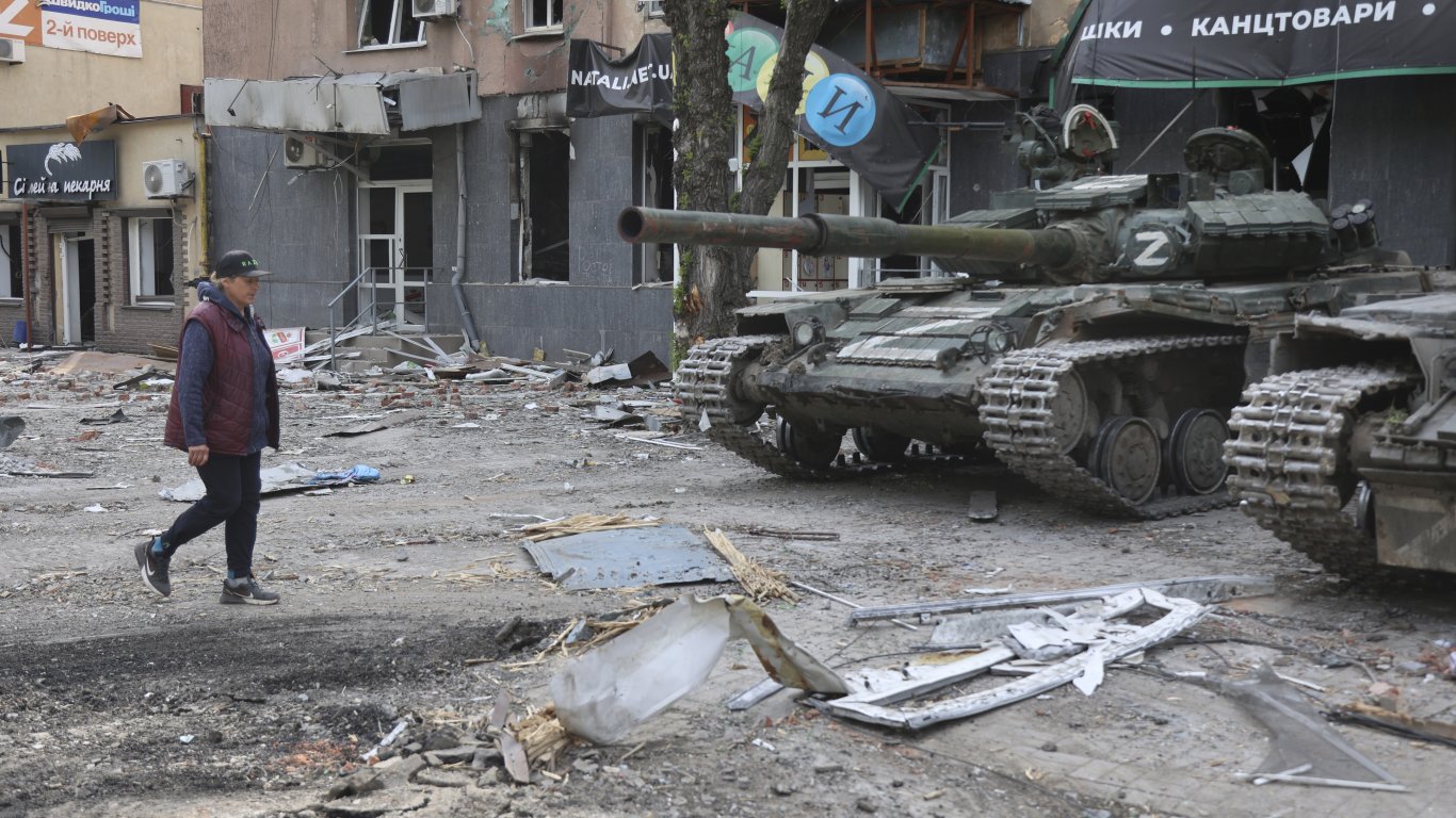 Град Попасна е превзет от руската армия 