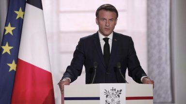 Френският президент Еманюел Макрон каза днес че смята че мирът
