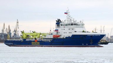 Корабът продължил към пристанище в Украйна след като Русия извършила