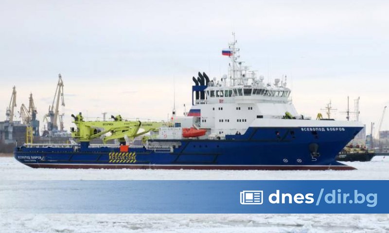 Корабът продължил към пристанище в Украйна, след като Русия извършила