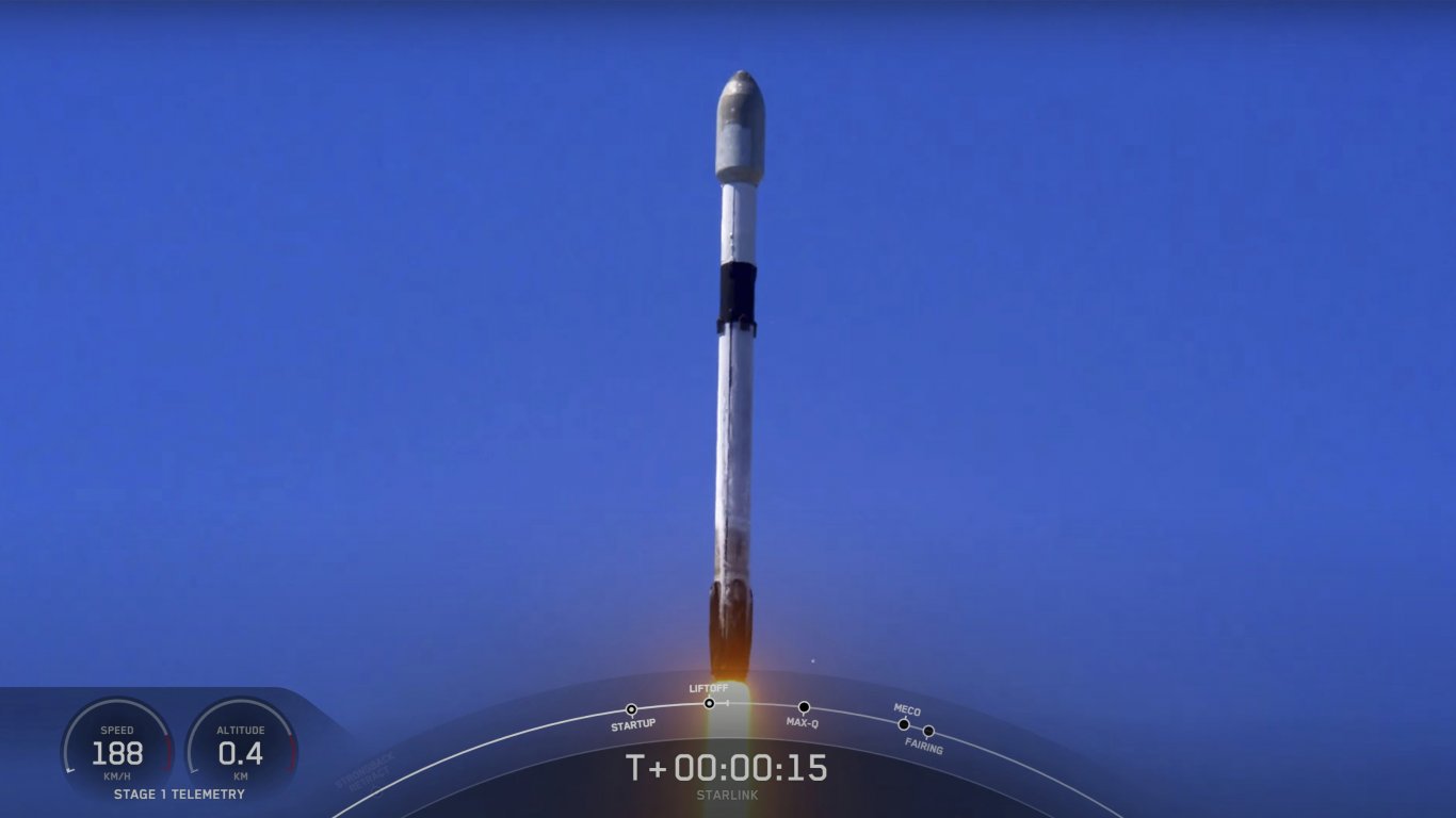 SpaceX получи разрешение да изстреля 7 500 сателита от второ поколение Starlink