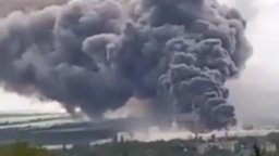 Руски ракети взривиха германския завод Knauf в Бахмут (видео)