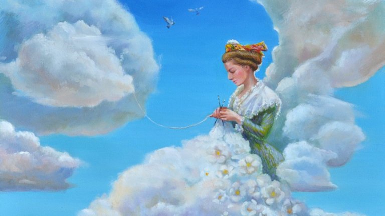 "Между небето и земята" - живопис от артистичното дуо Валентина Чернева и Милен Маринов