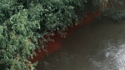 За два дни водите на Русенски Лом се "оцветиха" в червено и синьо