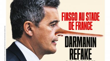 Съсипаха френския вътрешен министър за скандалите около финала, Макрон се извини