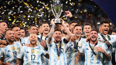 Вдъхновени Меси и Аржентина прегазиха Италия във финала на шампионите