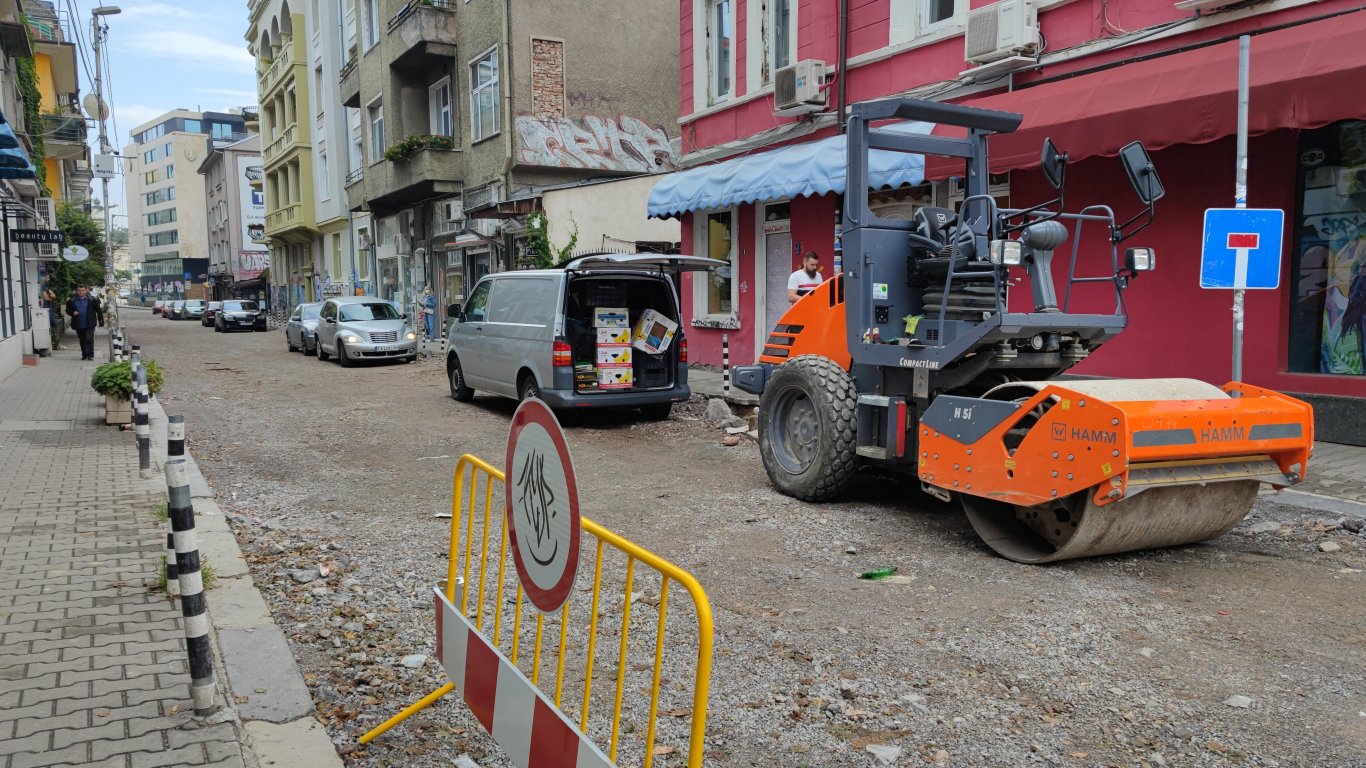 Предстои 5-месечен ремонт на ул. "Цар Иван Шишман" в центъра на София