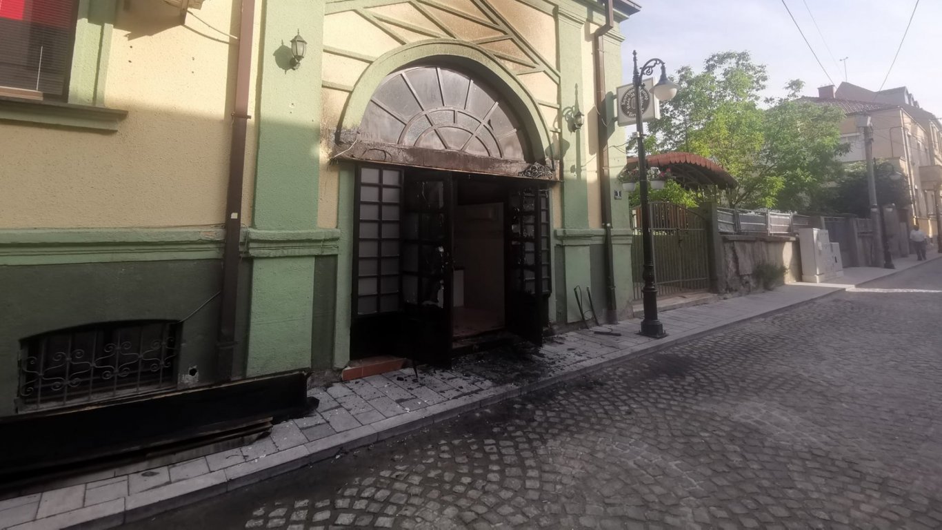 Има задържан за палежа на българския културен център "Иван Михайлов" в Битоля