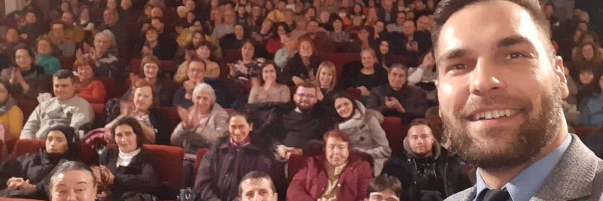  "Светецът светкавица" - хитовият документален филм на журналиста Ангел Бончев - в София