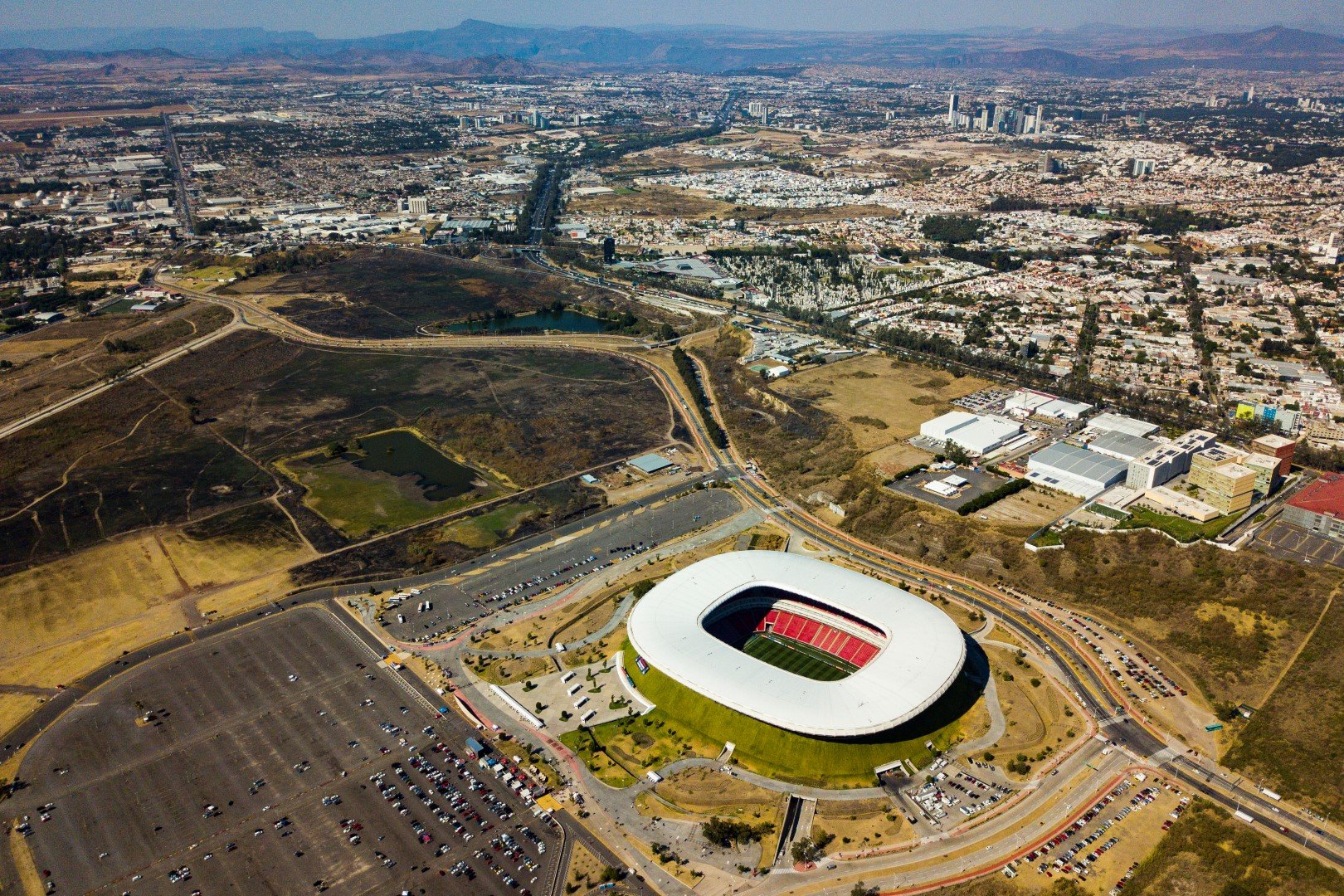 "Естадио Халиско" в Гуадалахара, култов стадион за всеки, който помни великото първенство от 1986-а.