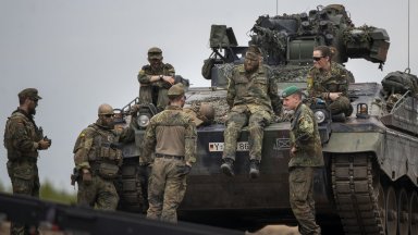 Бойната група на НАТО в Словакия която беше създадена за