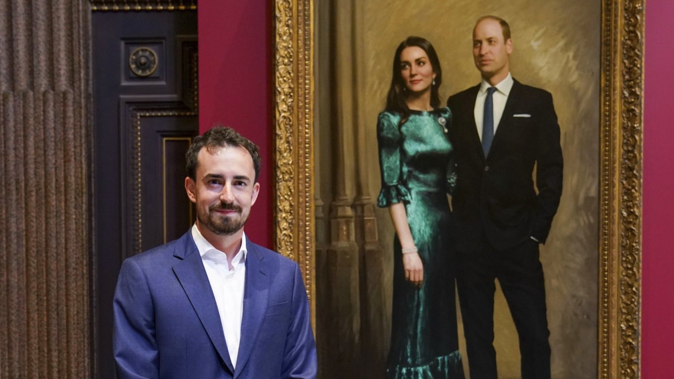 Представиха първи съвместен портрет на Принц Уилям и съпругата му Кейт