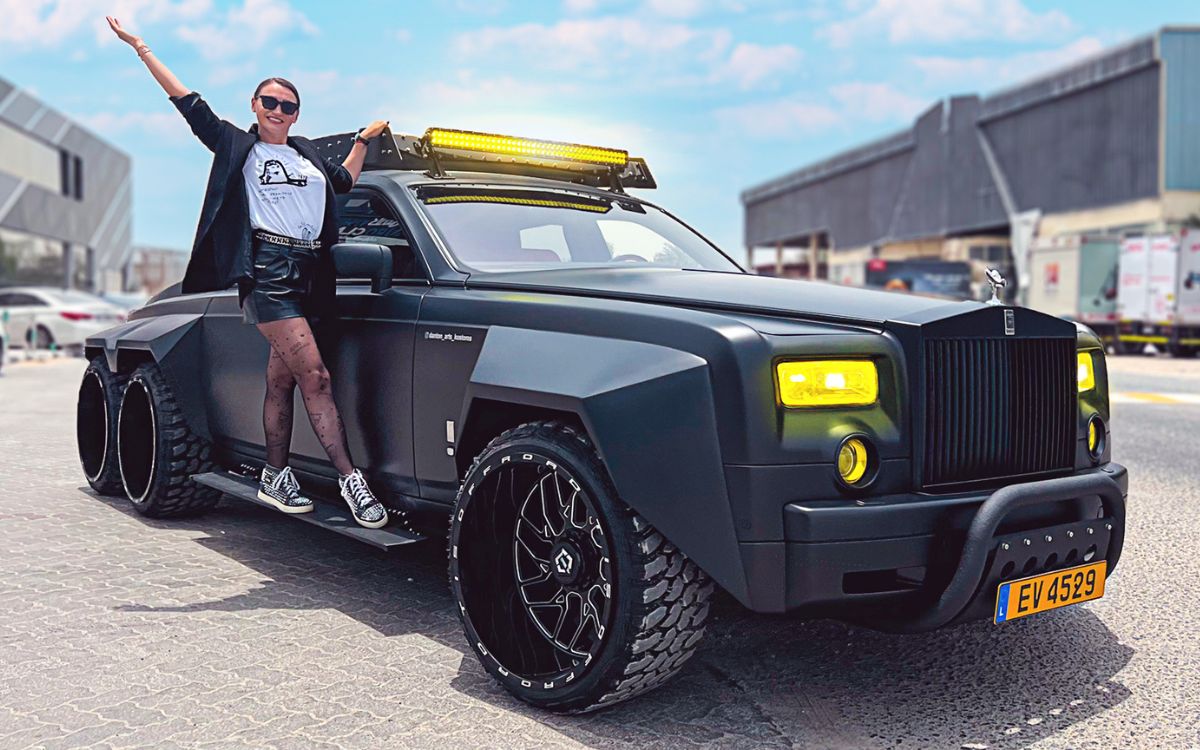 Полудяване: Създадоха Rolls-Royce Phantom 6х6
