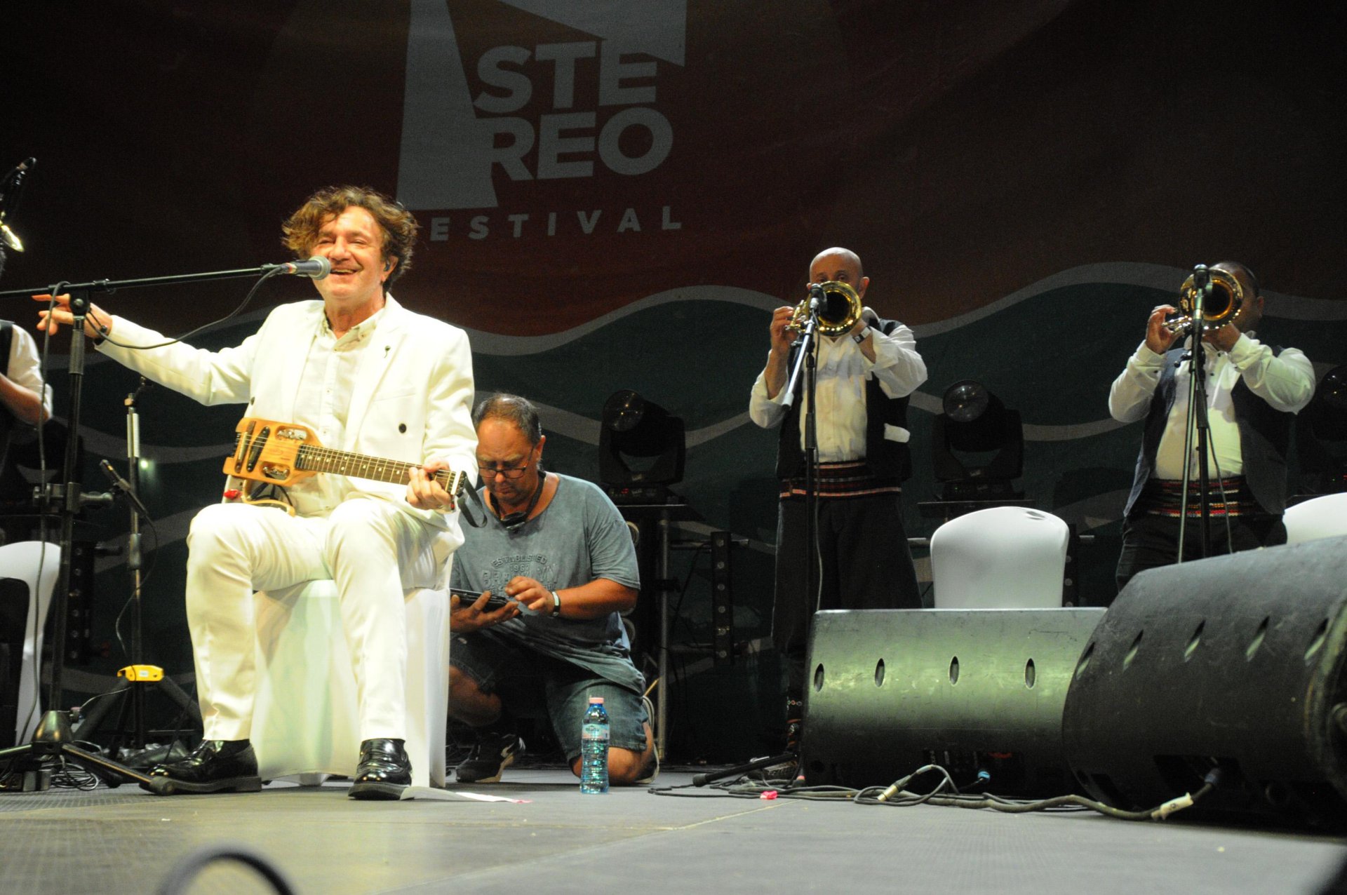 Горан Брегович бе водещия музикант в новия голям музикален  Stereo Festival, който стартира на Морската гара в Бургас в ноща срещу 1 юли