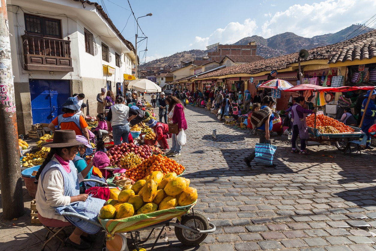 На пазар по улиците на Куско