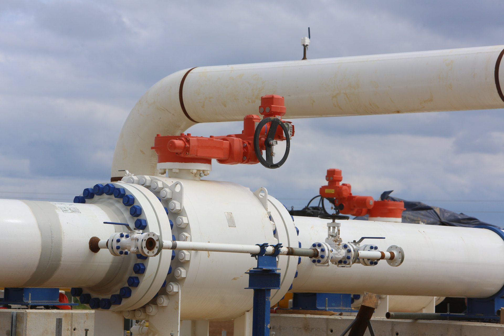 Междусистемната газова връзка Гърция-България в района на Комотини