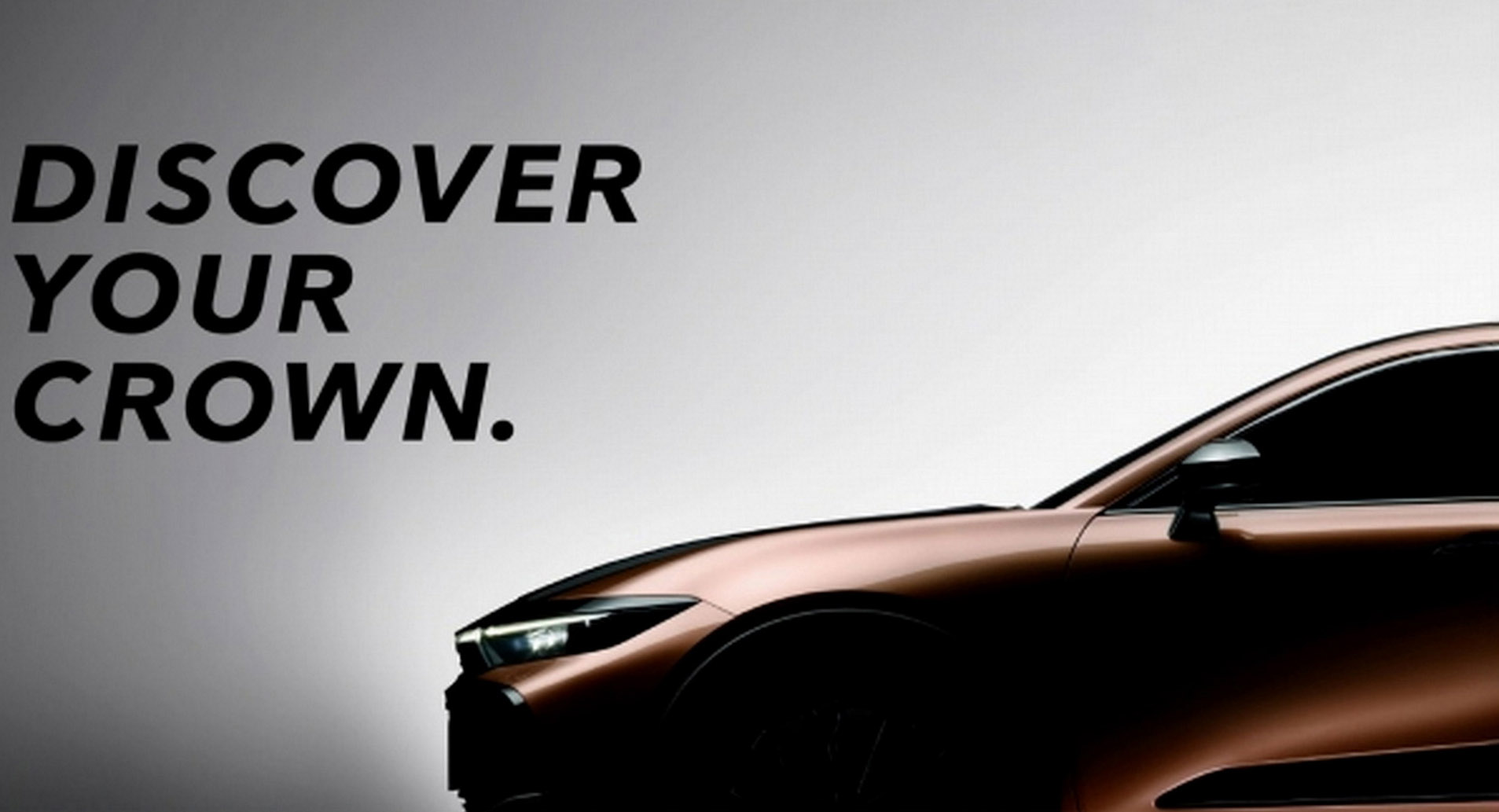 Първи тийзър на новата Toyota Crown