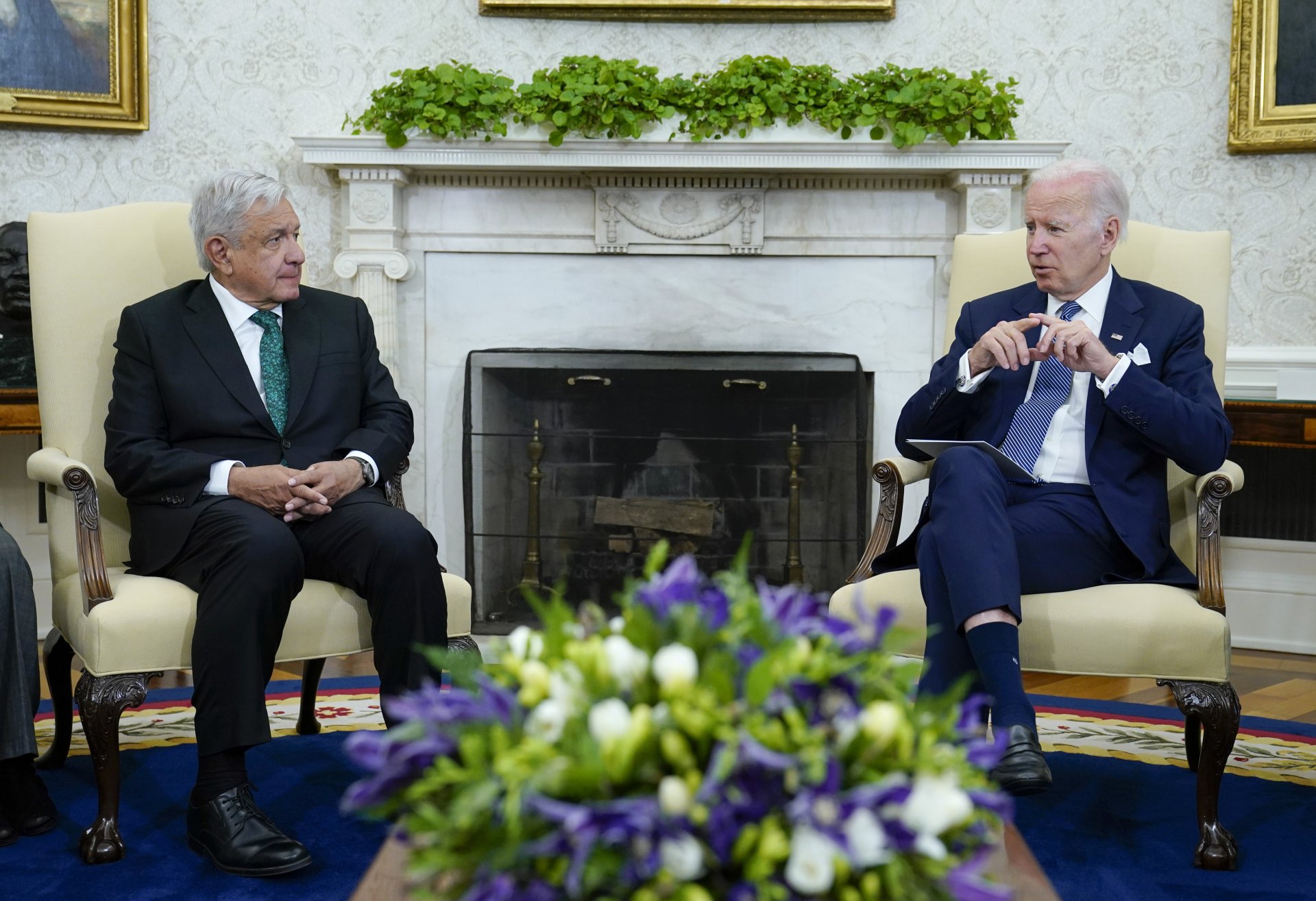 Президентът на Мексико Лопес Обрадор и Джо Байдън се срещнаха във Вашингтон
