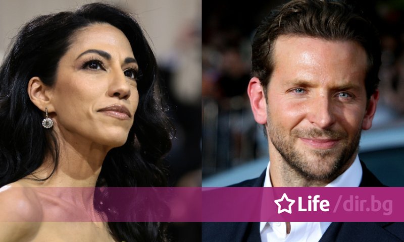 Who is the new wife next to Bradley Cooper