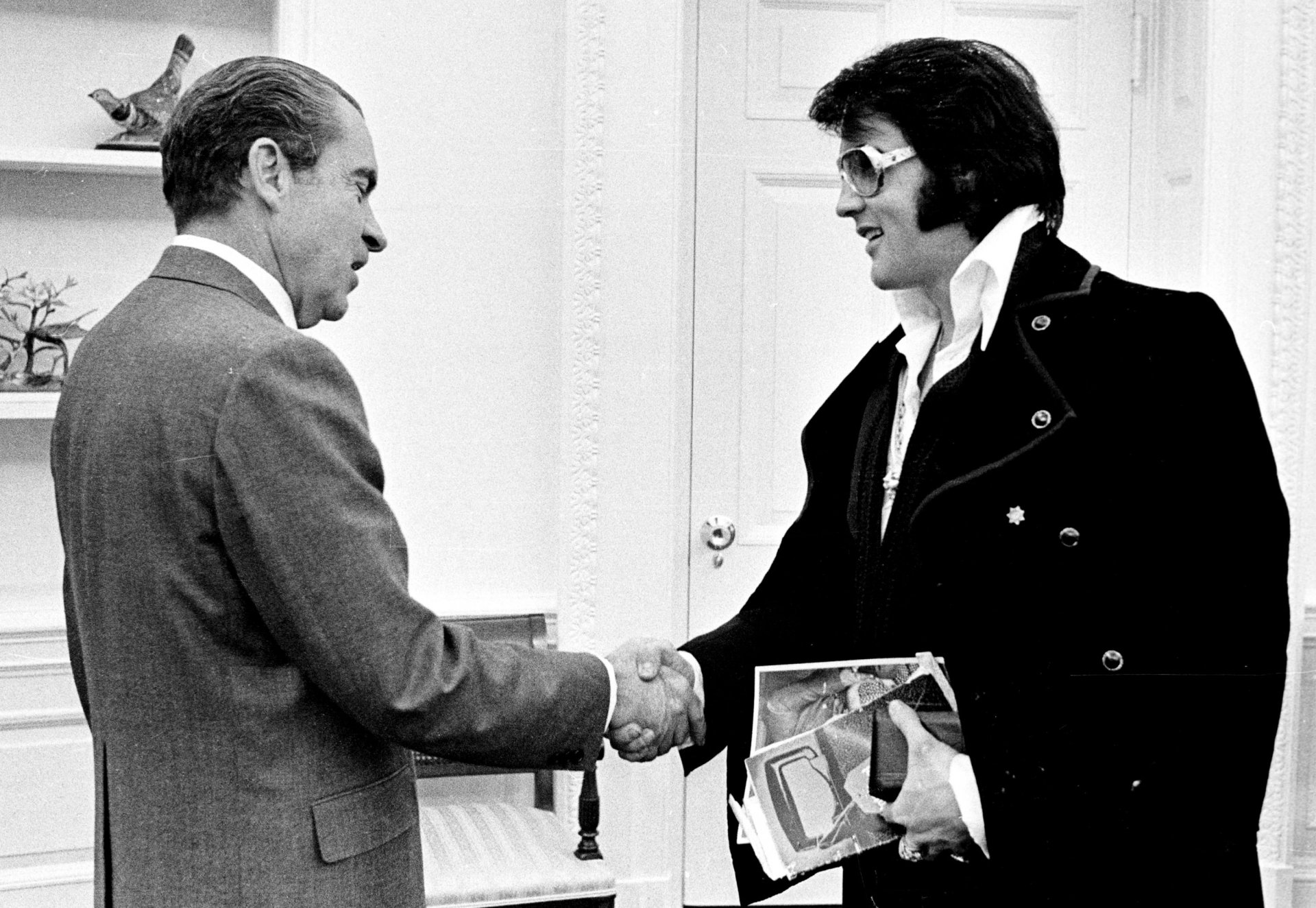 Елвис с президента Никсън 