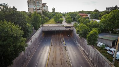 Започва 7-месечен ремонт на тунела при "Люлин", спират трамваите, затварят едното платно