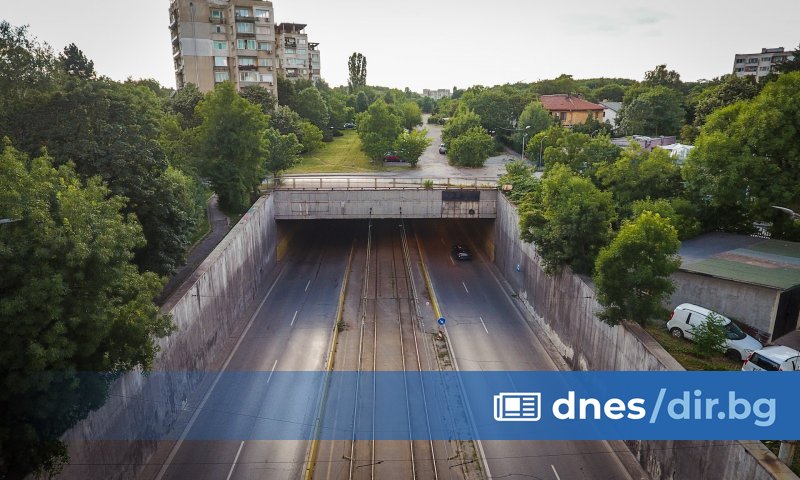 Заради ремонт в тунела на столичния булевард Царица Йоана в