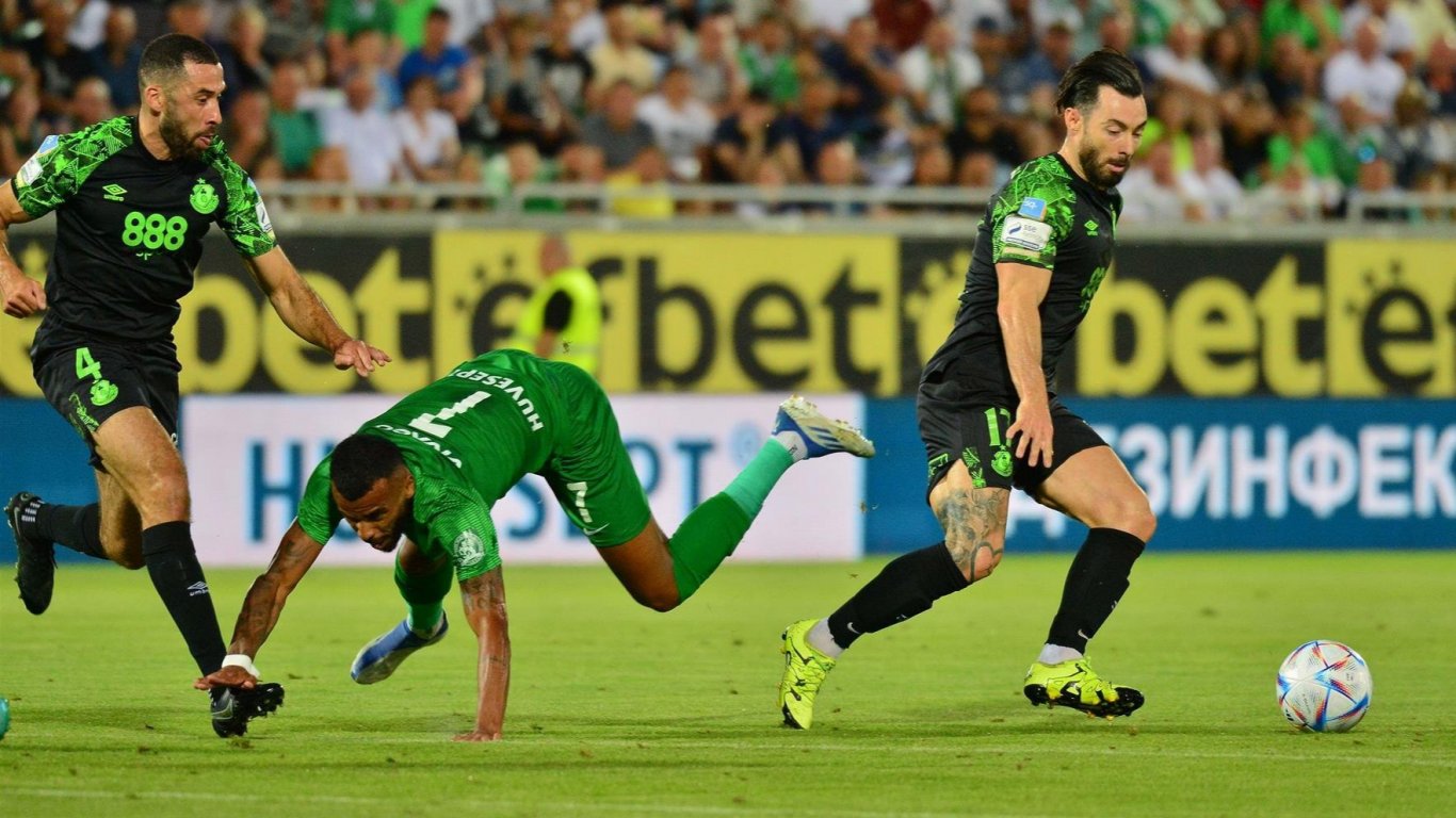 Лудогорец попари с 3:0 ирландските "детелини" на път към Шампионската лига