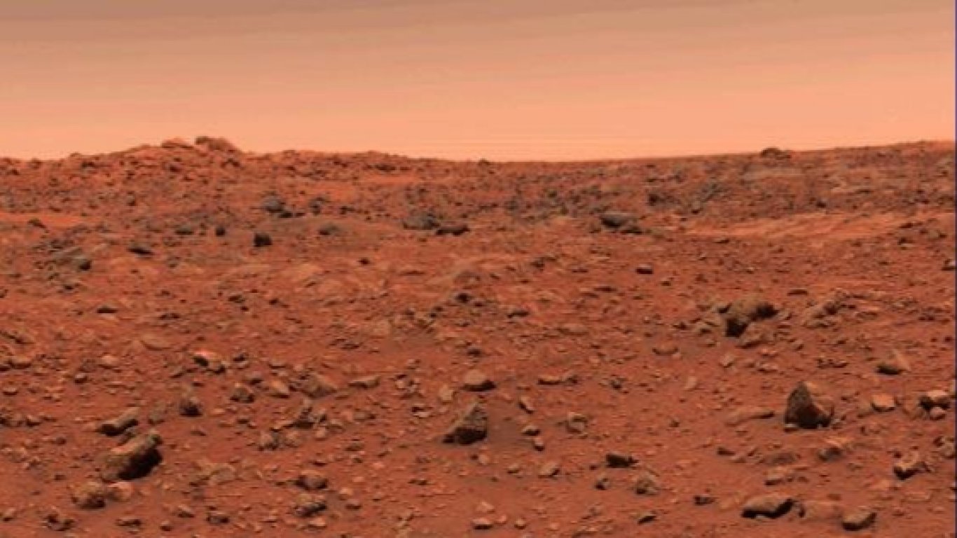 Първата цветна снимка на Марс след цветовото си калибриране
