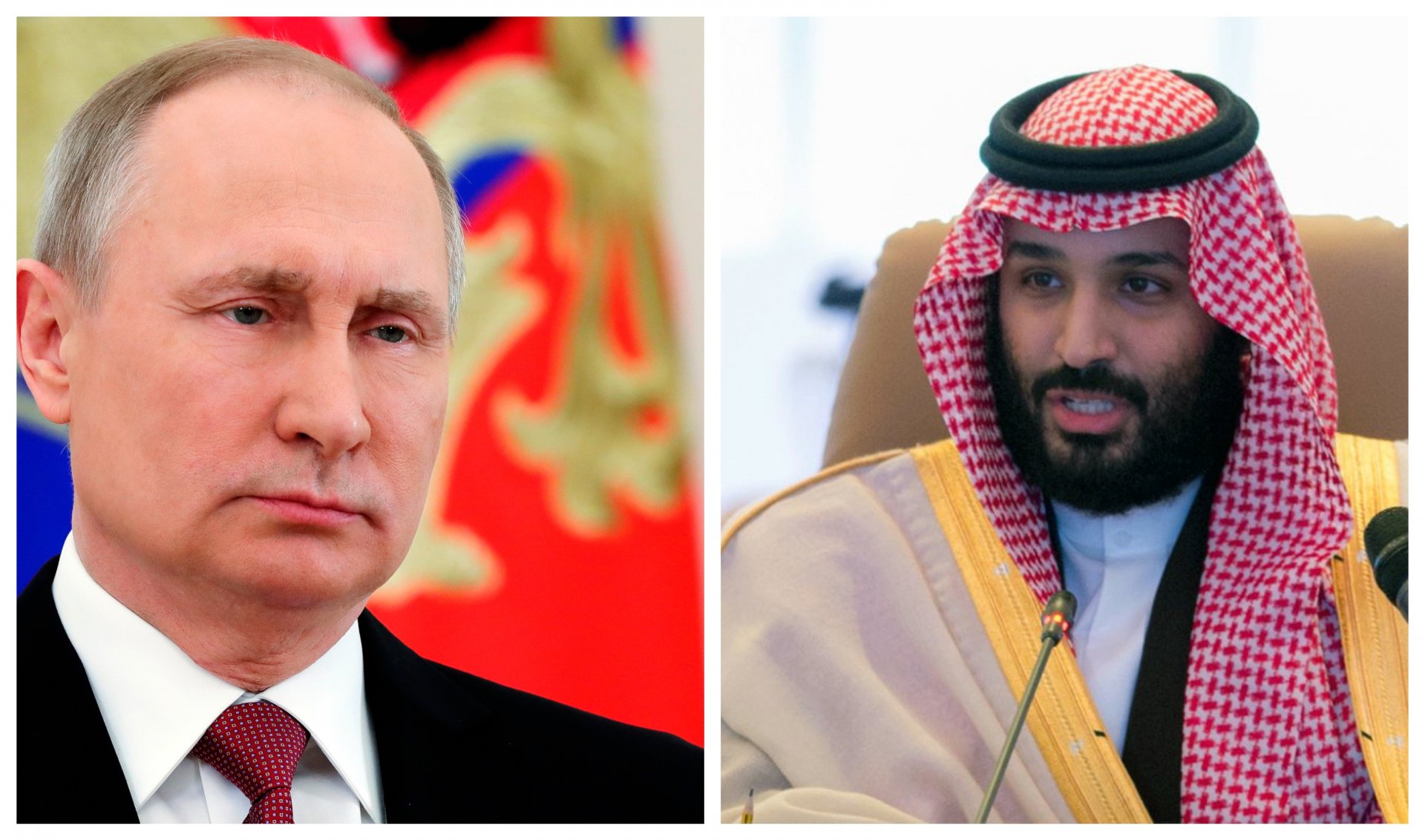 Президентът Владимир Путин и престолонаследникът принц Мохамед бин Салман, който на практика управлява кралството, са разговаряли няколко пъти от началото на войната