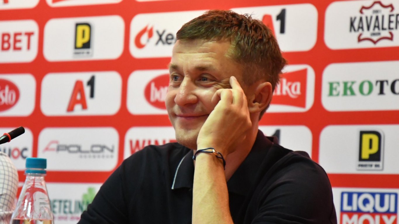 Треньорът на ЦСКА: Ранен гол ще ни помогне, но не бива да бързаме