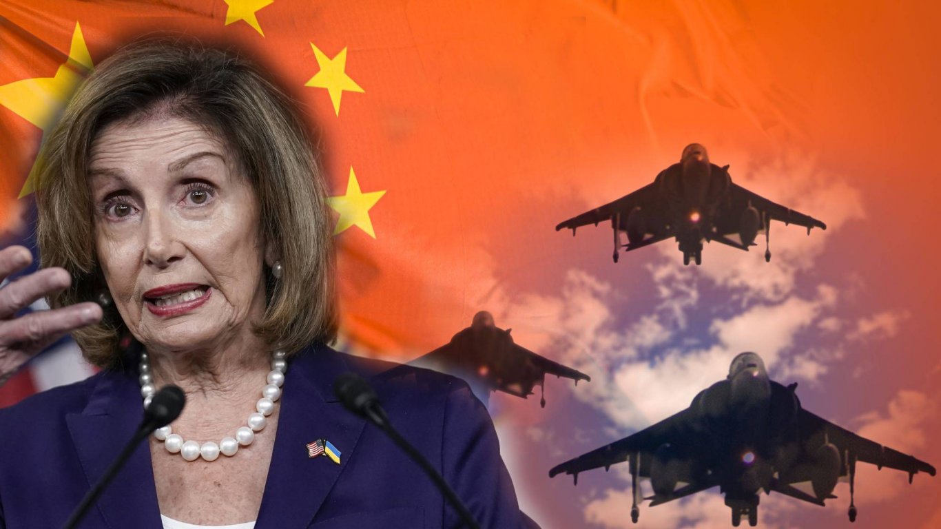 Китай очаква с бойни самолети пристигането на Нанси Пелоси в Тайван