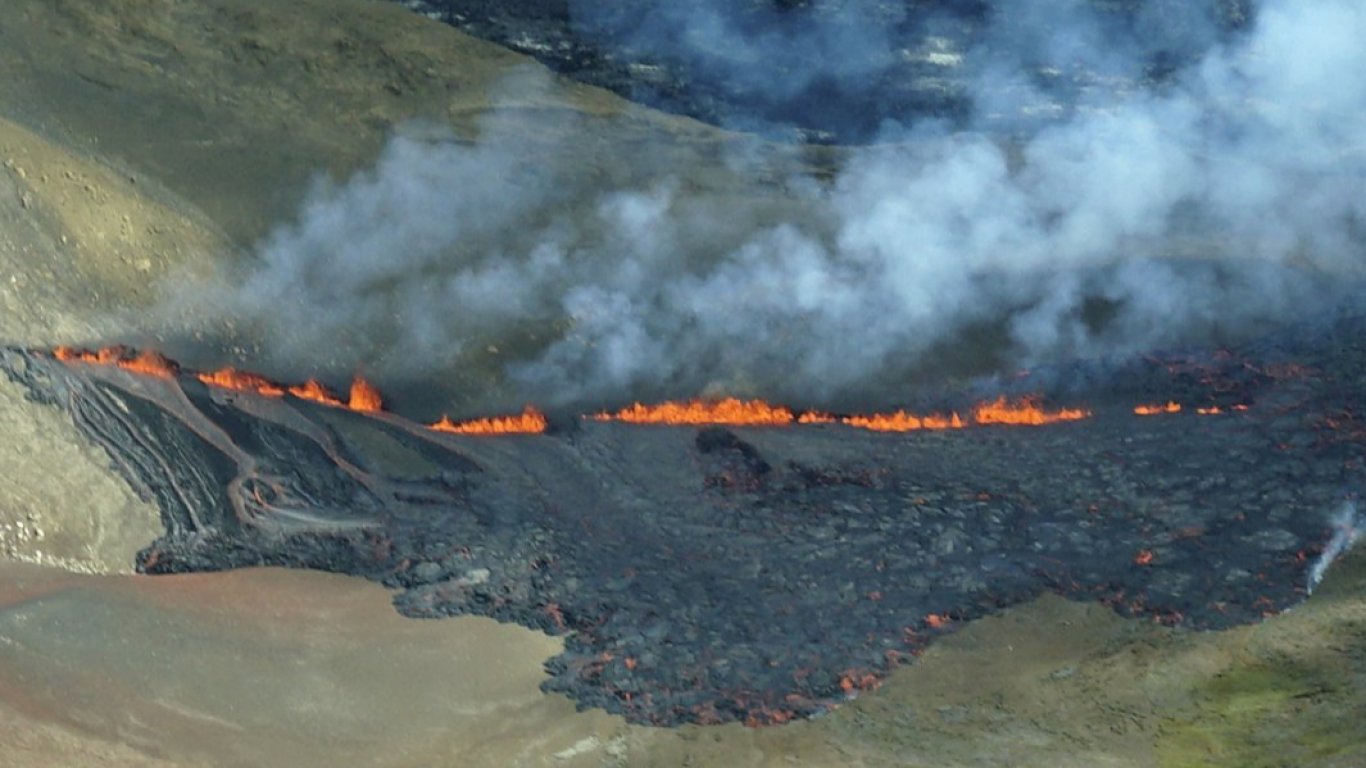 Отровни газове от вулканична цепнатина могат да достигнат Рейкявик