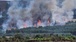 Огнен ад в страната: Бедствено положение в Харманли, Любимец и Свиленград (видео)