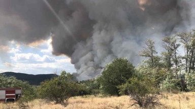 45 пожара бушуват в страната, бедствено положение и в Хасково (видео)