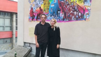 Артистичното дуо Анне Ферес и Люк Конрой създадоха в Пловдив своето най-ново произведение
