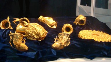 Копието на Панагюрското златно съкровище гостува в Бургас
