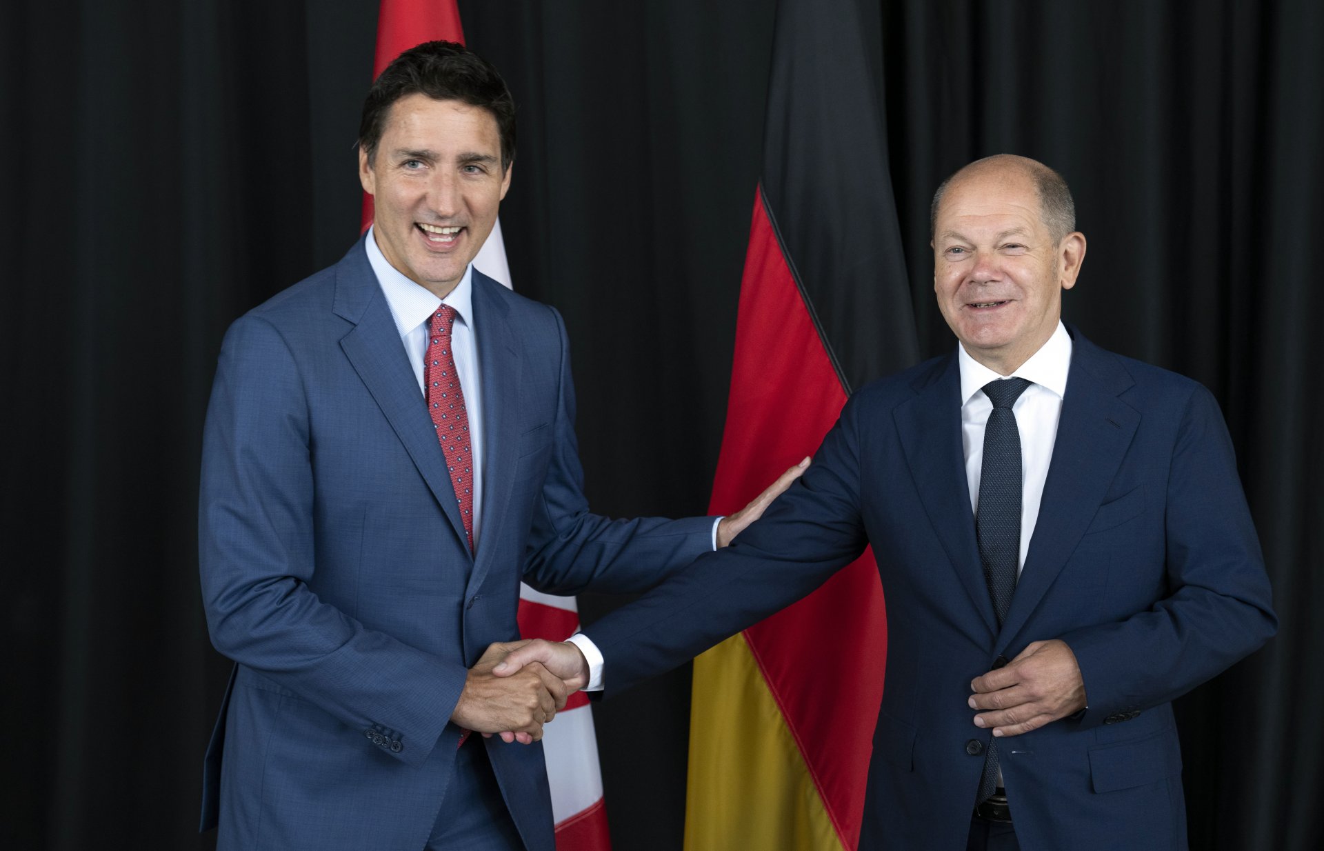 Премиерът на Канада Джъстин Трюдо е домакин на канцлера на Германия Олаф Шолц