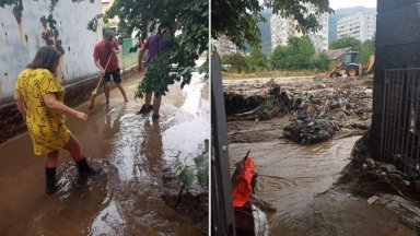 Карлово се опитва да се съвземе след невиждания порой наводнил